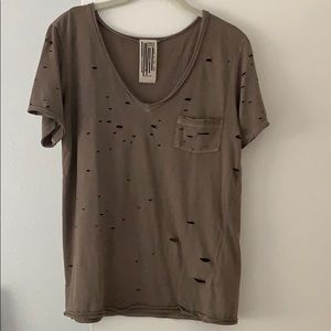 Free People Distressed T-Shirt